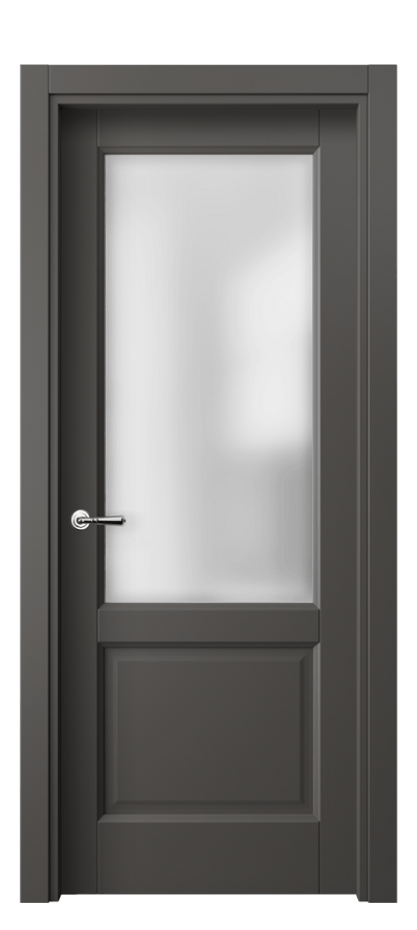 Дверь межкомнатная Галант 1422 ПЭТ графитовый Сатинированное стекло Гладкий наличник ПЭГФ Цена 28149 ₽ Наличники уже входят в базовый комплект. Фабрика дверей Волховец 8 (800) 551 43 19 Межкомнатная дверь Галант 1422 ПЭТ графитовый Сатинированное стекло Цена 28149 ₽ | Volhovec
