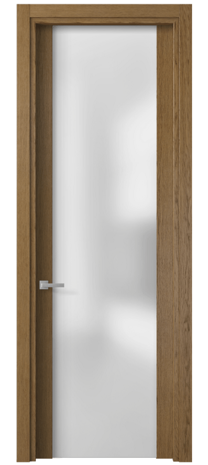 Межкомнатная дверь Planum 4114 Дуб янтарный Сатинированное стекло Цена 110220 сом | Volhovec