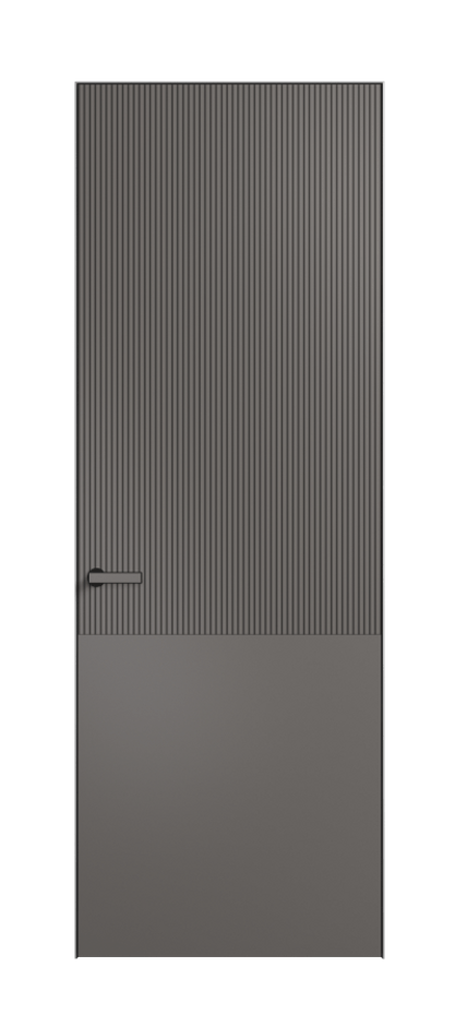 Дверь межкомнатная Вельвет 8205 Матовый классический серый. Скрытый короб Черный Цена 55219 . Фабрика дверей Волховец 8 (800) 551 43 19 Межкомнатная дверь Вельвет 8205 Матовый классический серый. Цена 55219 | Volhovec
