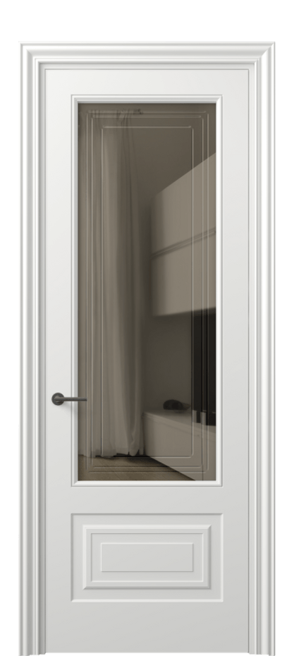 Дверь межкомнатная Mascot 8442 Матовый светло-серый Прозрачное бронзовое стекло с гравировкой "Грани", триплекс Фигурный наличник МССР Цена 69959 ₽ Наличники уже входят в базовый комплект. Фабрика дверей Волховец 8 (800) 551 43 19 Межкомнатная дверь Mascot 8442 Матовый светло-серый Прозрачное бронзовое стекло с гравировкой "Грани", триплекс Цена 69959 ₽ | Volhovec