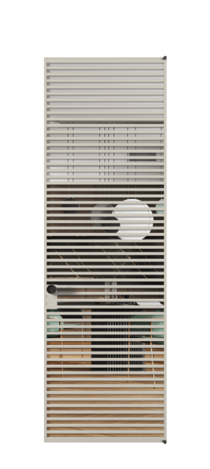 Алюминиевая дверь АЛПЛ040.07 Алюминий светло-бежевый Прозрачное стекло "Кристал Вижн", калёное. Без короба АСБЖ Цена 178340 Стоимость комплекта двери включает: 1. Полотно (600/650/700/750/800/850/900/950*2000-2400 мм).
2. Короб
3. Комплект фурнитуры (2 торцевые петли и магнитный замок с ответной планкой). Фабрика дверей Волховец 8 (800) 551 43 19 Алюминиевая дверь АЛПЛ040.07 Алюминий светло-бежевый Прозрачное стекло "Кристал Вижн", калёное Цена 178340 | Volhovec
