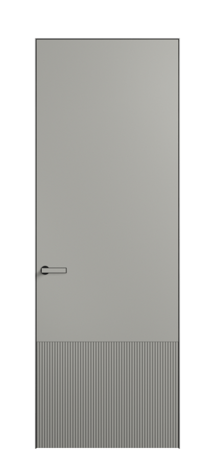 Дверь межкомнатная Вельвет АКП 8202 Матовый нейтральный серый. Скрытый короб Черный Цена 59344 . Фабрика дверей Волховец 8 (800) 551 43 19 Межкомнатная дверь Вельвет АКП 8202 Матовый нейтральный серый. Цена 59344 | Volhovec