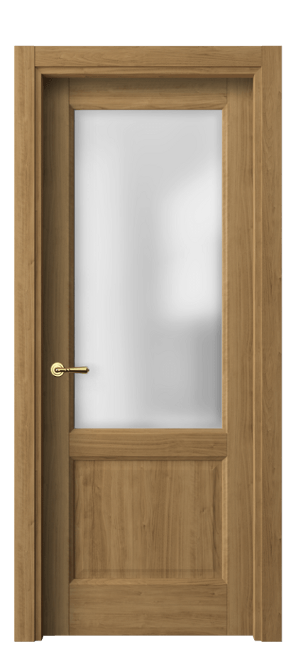 Межкомнатная дверь Galant 1422 Грецкий орех Сатинированное стекло Цена 34199 ₽ | Volhovec