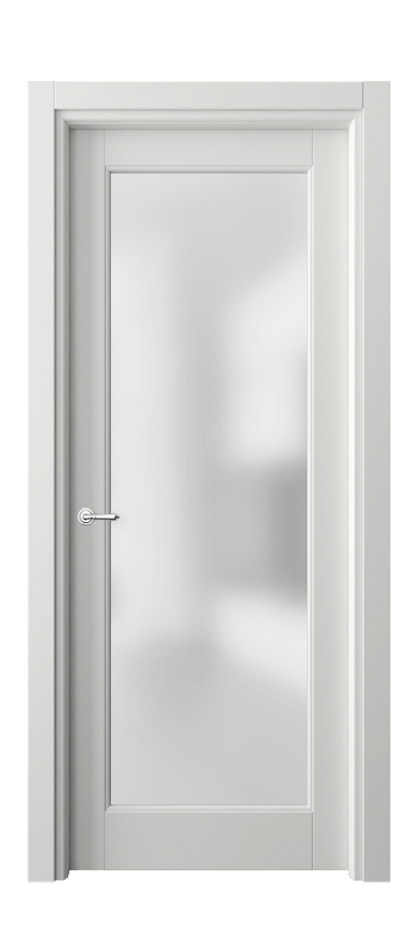 Межкомнатная дверь Toscana Rombo 6300 Бук светло-серый Сатинированное стекло Цена 94599 ₽ | Volhovec