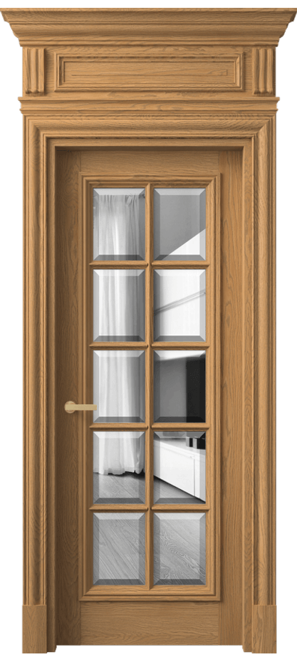 Дверь межкомнатная Antique 7310 Дуб пшеничный матовый Двустороннее зеркало с фацетом, триплекс КЭП + Объёмный фриз + Карниз ДПШ.М Цена 280869 ₽ Наличники уже входят в базовый комплект. Фабрика дверей Волховец 8 (800) 551 43 19 Межкомнатная дверь Antique 7310 Дуб пшеничный матовый Двустороннее зеркало с фацетом, триплекс Цена 280869 ₽ | Volhovec