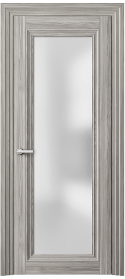 Межкомнатная дверь Центро 2502 Имбирный ясень Сатинированное стекло Цена 43024 ₽ | Volhovec