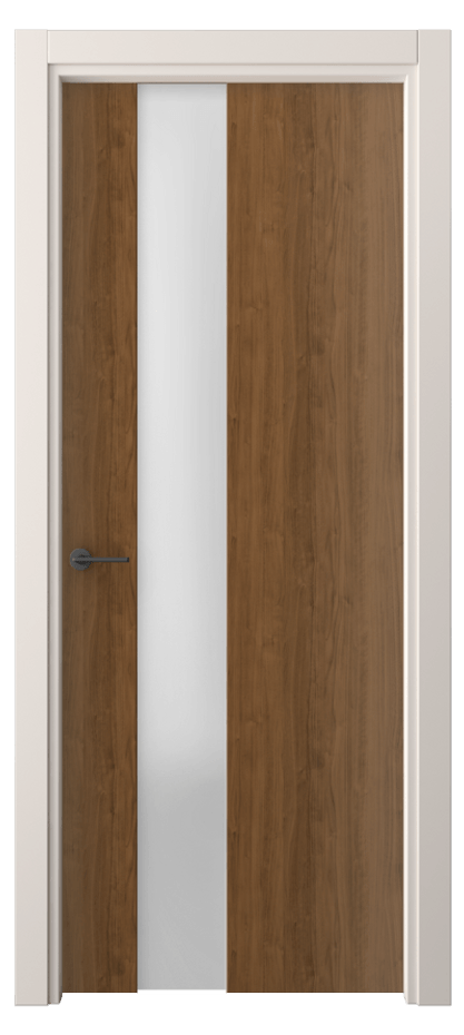 Межкомнатная дверь Freedom 4224 Лесной орех Сатинированное стекло Цена 55760 сом | Volhovec