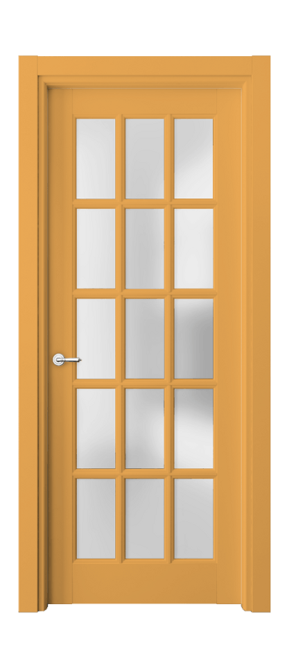 Межкомнатная дверь Toscana Grigliato 6311 Бук белоснежный Сатинированное стекло Цена 139999 ₽ | Volhovec