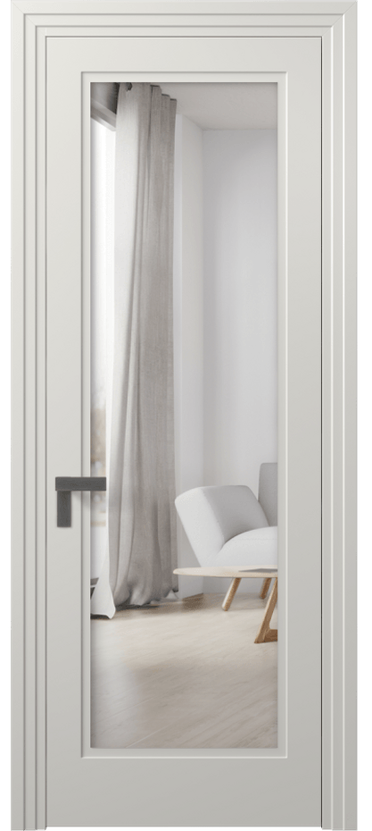 Дверь межкомнатная Рокка 8300 Матовый серый Двустороннее зеркало, триплекс Каскадный компланарный наличник МСР Цена 69924 ₽ Наличники уже входят в базовый комплект. Фабрика дверей Волховец 8 (800) 551 43 19 Межкомнатная дверь Рокка 8300 Матовый серый Двустороннее зеркало, триплекс Цена 69924 ₽ | Volhovec