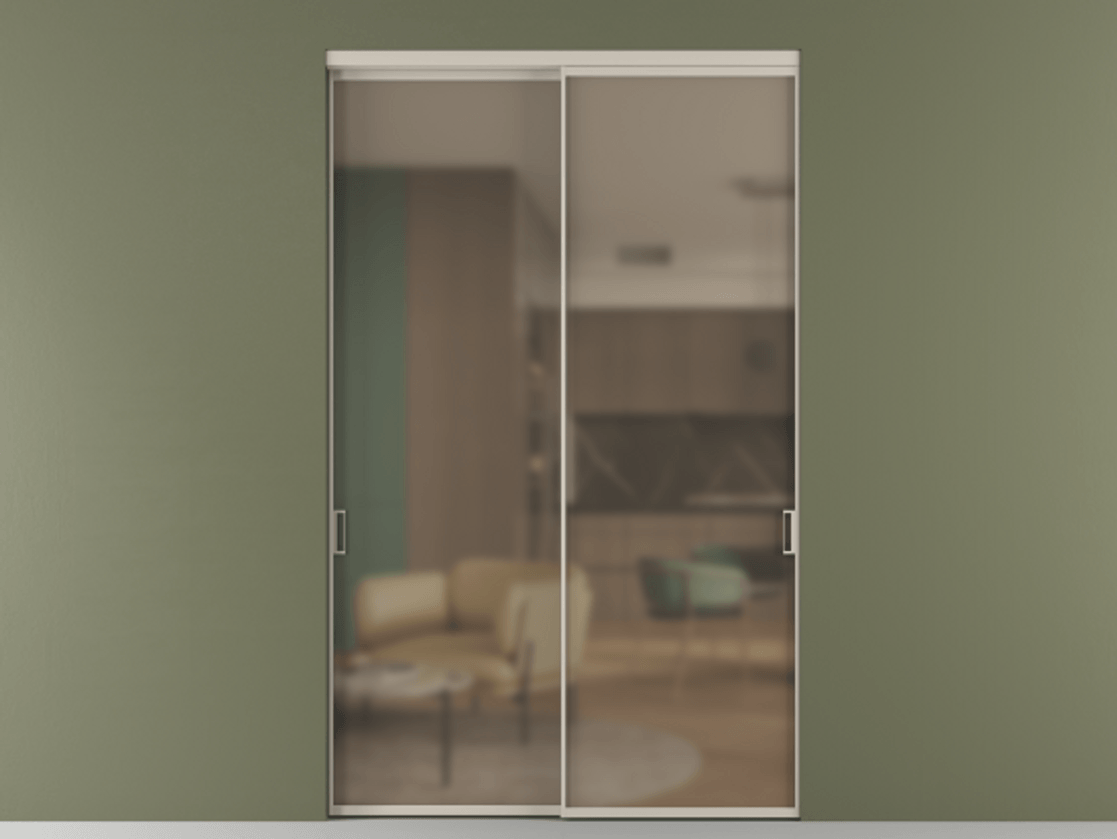 Перегородка Formato внутри проёма двустворчатая АЛПР 040.01 Алюминий светло-бежевый Сатинированное бронзовое стекло, триплекс. Цена 186900 ₽ 1. Полотно 2 шт. (800/2100 мм)
2. Комплект установки раздвижной системы
3. Базовый комплект фурнитуры
4.Ручка RONDO. Фабрика дверей Волховец 8 (800) 551 43 19 Перегородка Formato внутри проёма двустворчатая АЛПР 040.01 Алюминий светло-бежевый Сатинированное бронзовое стекло, триплекс Цена 186900 ₽ | Volhovec