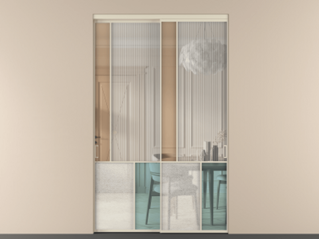 Перегородка Mosaic внутри проёма 2 створки АЛПР 041.20 Алюминий бежево-серый Комбинация стекол Группы 1 и Группы 3. Цена 506160 ₽ . Фабрика дверей Волховец 8 (800) 551 43 19 Перегородка Mosaic внутри проёма 2 створки АЛПР 041.20 Алюминий бежево-серый Комбинация стекол Группы 1 и Группы 3 Цена 506160 ₽ | Volhovec