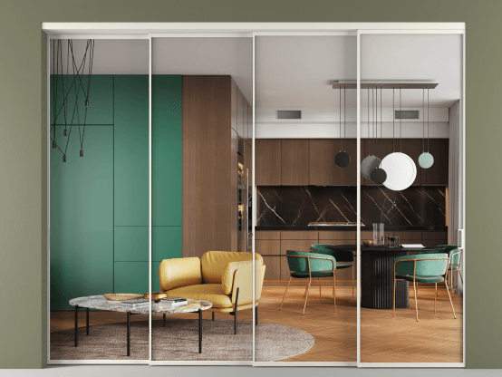 Алюминевая перегородка vn4_01 Crystalvision БЕЛ. Цвет Алюминий Белый. Материал Алюминий. Коллекция Перегородка Формато внутри проёма 4 створки с синхронным механизмом. Фото. Алюминевая перегородка vn4_01 Crystalvision БЕЛ. Цвет Алюминий Белый. Материал Алюминий. Коллекция Перегородка Формато внутри проёма 4 створки с синхронным механизмом. Картинка.