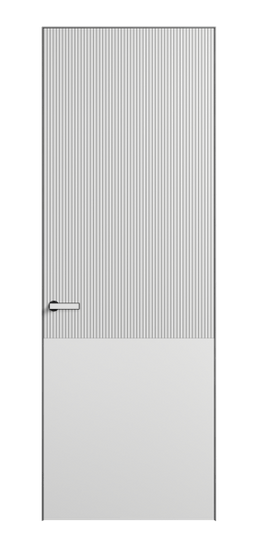 Дверь межкомнатная АКП 8205 МБЛ Матовый белоснежный. Цвет Матовый белоснежный. Материал Гладкая эмаль. Коллекция Velvet. Картинка.