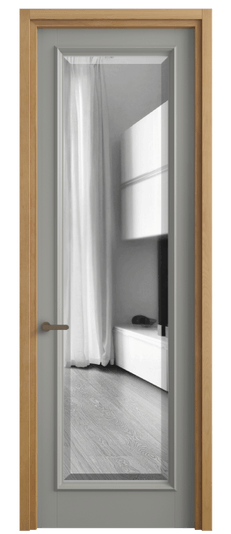 Межкомнатная дверь 6702 МНСР ЗЕР ФАЦ. Цвет Матовый нейтральный серый. Материал Гладкая эмаль. Коллекция Шарм. Фото. Дверь межкомнатная 6702 МНСР ЗЕР ФАЦ. Цвет Матовый нейтральный серый. Материал Гладкая эмаль. Коллекция Шарм. Картинка.