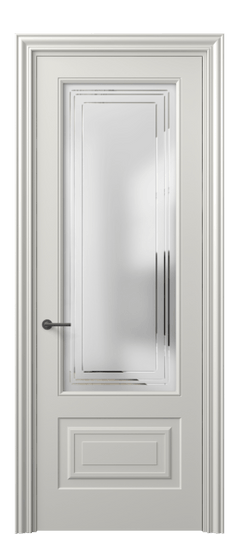 Межкомнатная дверь 8442 МСР Сатин с гравировкой Mascot. Цвет Матовый серый. Материал Гладкая эмаль. Коллекция Маскот. Фото. Дверь межкомнатная 8442 МСР Сатин с гравировкой Mascot. Цвет Матовый серый. Материал Гладкая эмаль. Коллекция Маскот. Картинка.