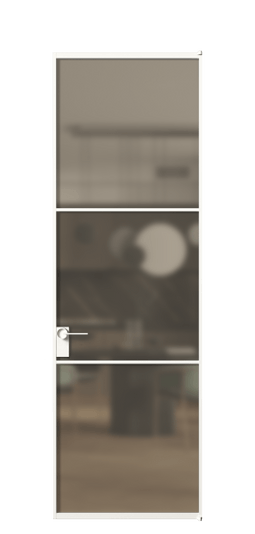 Межкомнатная дверь АЛПЛ040.03 Бронза сатин триплекс БЕЛ. Цвет Алюминий Белый. Материал Алюминий. Коллекция Формато. Фото. Дверь межкомнатная АЛПЛ040.03 Бронза сатин триплекс БЕЛ. Цвет Алюминий Белый. Материал Алюминий. Коллекция Формато. Картинка.