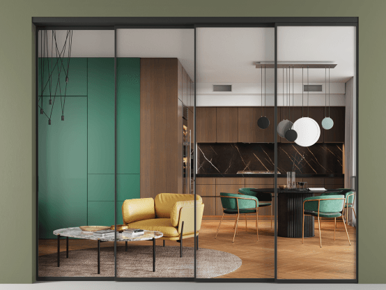 Алюминевая перегородка vn4_01 Crystalvision ЧЕР. Цвет Алюминий Черный. Материал Алюминий. Коллекция Перегородка Формато внутри проёма 4 створки с синхронным механизмом. Фото. Алюминевая перегородка vn4_01 Crystalvision ЧЕР. Цвет Алюминий Черный. Материал Алюминий. Коллекция Перегородка Формато внутри проёма 4 створки с синхронным механизмом. Картинка.