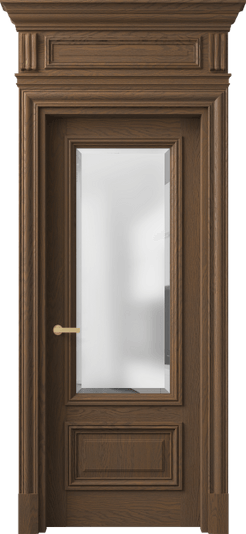 Дверь межкомнатная 7306 ДТМ.М САТ-Ф. Цвет Дуб туманный матовый. Материал Массив дуба матовый. Коллекция Antique. Картинка.