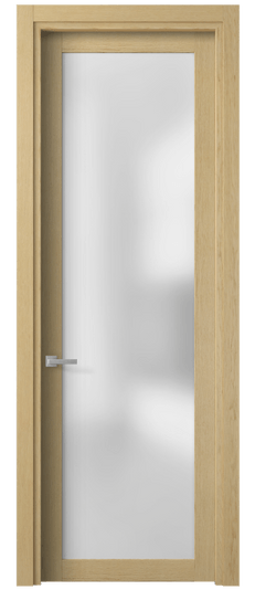 Дверь межкомнатная 2102 ДБН САТ. Цвет Дуб натур. Материал Шпон ценных пород. Коллекция Planum. Картинка.