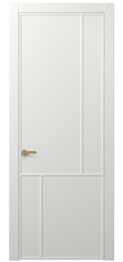 Дверь межкомнатная АКП 8606 МССР. Цвет Матовый светло-серый. Материал Гладкая эмаль. Коллекция Frame. Картинка.