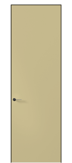 Дверь межкомнатная 0010 АКП Слоновая кость RAL 1014. Цвет RAL Слоновая кость RAL 1014. Материал Гладкая эмаль. Коллекция Planum Pro. Картинка.