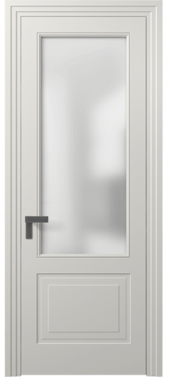 Дверь межкомнатная 8352 МСР Сатин. Цвет Матовый серый. Материал Гладкая эмаль. Коллекция Rocca. Картинка.