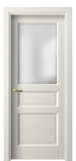 Дверь межкомнатная 1432 МЖМ САТ. Цвет Матовый жемчужный. Материал Гладкая эмаль. Коллекция Галант. Картинка.