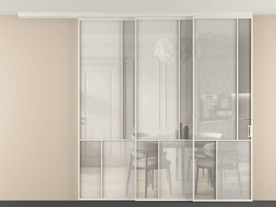 Алюминевая перегородка vdt3_1 БЕЛ. Цвет Алюминий Белый. Материал Алюминий. Коллекция Перегородка Мозаик вдоль стены на потолок 3 створки с синхронным механизмом. Фото. Алюминевая перегородка vdt3_1 БЕЛ. Цвет Алюминий Белый. Материал Алюминий. Коллекция Перегородка Мозаик вдоль стены на потолок 3 створки с синхронным механизмом. Картинка.