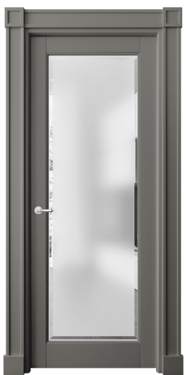 Межкомнатная дверь 6300 МКЛС САТ-Ф. Цвет Матовый классический серый. Материал Гладкая эмаль. Коллекция Тоскана Плано. Фото. Дверь межкомнатная 6300 МКЛС САТ-Ф. Цвет Матовый классический серый. Материал Гладкая эмаль. Коллекция Тоскана Плано. Картинка.