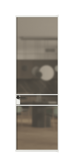 Межкомнатная дверь АЛПЛ040.02 Бронза сатин триплекс АБЛ. Цвет Алюминий белоснежный. Материал Алюминий в эмали. Коллекция Формато. Фото. Дверь межкомнатная АЛПЛ040.02 Бронза сатин триплекс АБЛ. Цвет Алюминий белоснежный. Материал Алюминий в эмали. Коллекция Формато. Картинка.