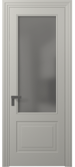 Дверь межкомнатная 8352 МТСР СЕР САТ. Цвет Матовый тёплый серый. Материал Гладкая эмаль. Коллекция Rocca. Картинка.