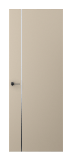 Дверь межкомнатная 4201 ПЭСБ. Цвет ПЭТ светло-бежевый. Материал ПЭТ. Коллекция Freedom. Картинка.