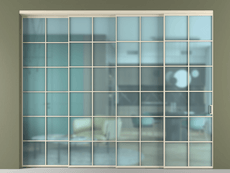 Перегородка Formato внутри проёма телескопик синхро 3